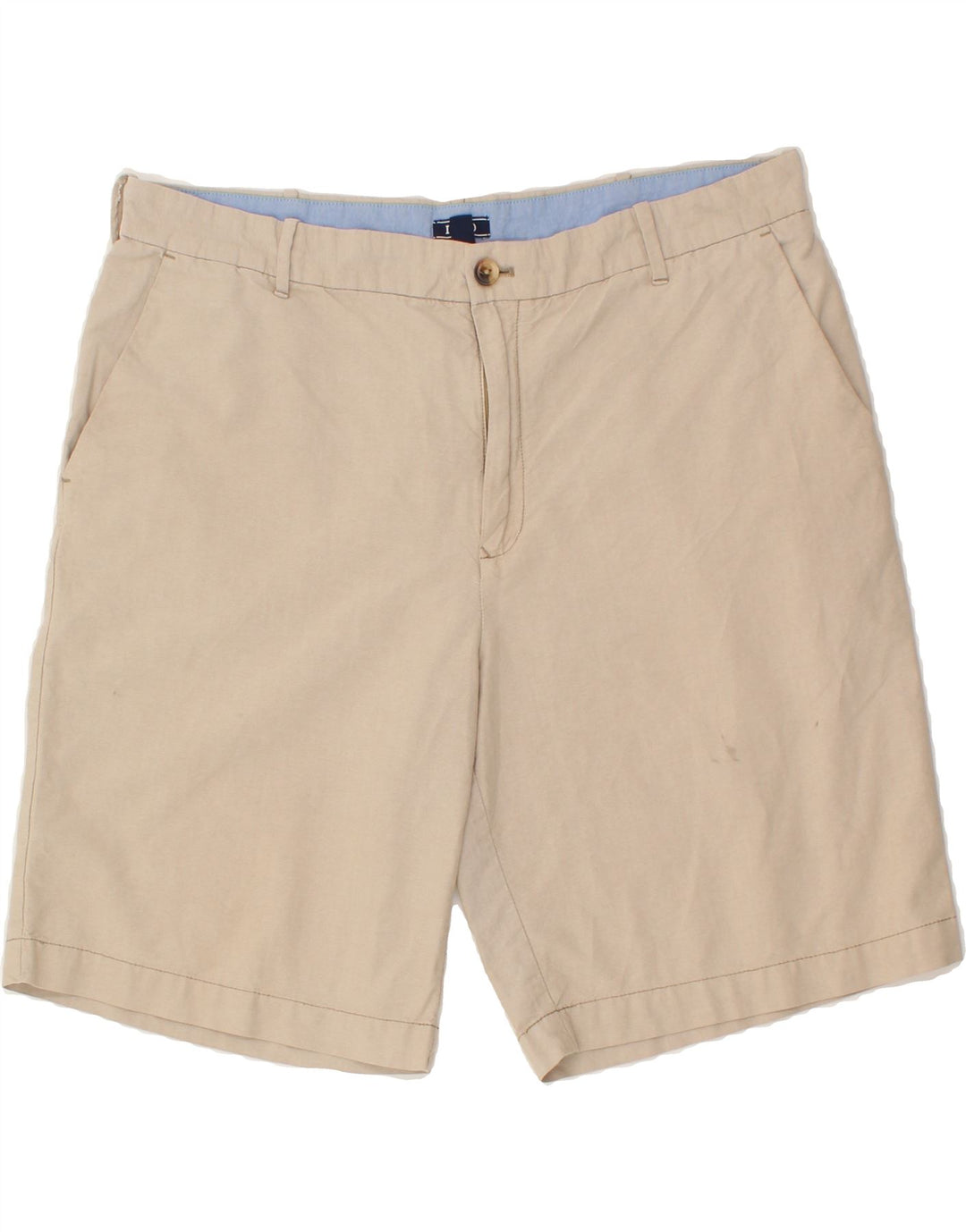 IZOD Mens Chino Shorts W38 XL Beige Cotton Vintage Izod and Second-Hand Izod from Messina Hembry 