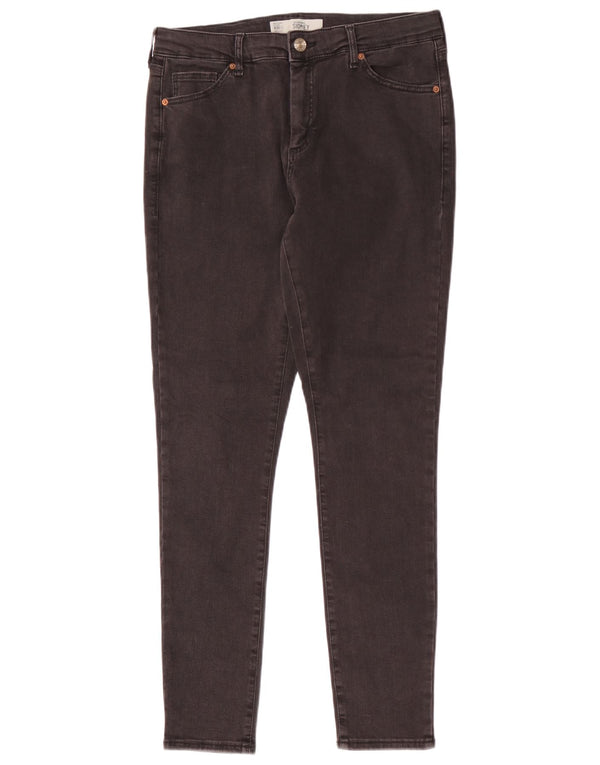 Jeans skinny Sidney da donna Topshop W30 L28 cotone nero