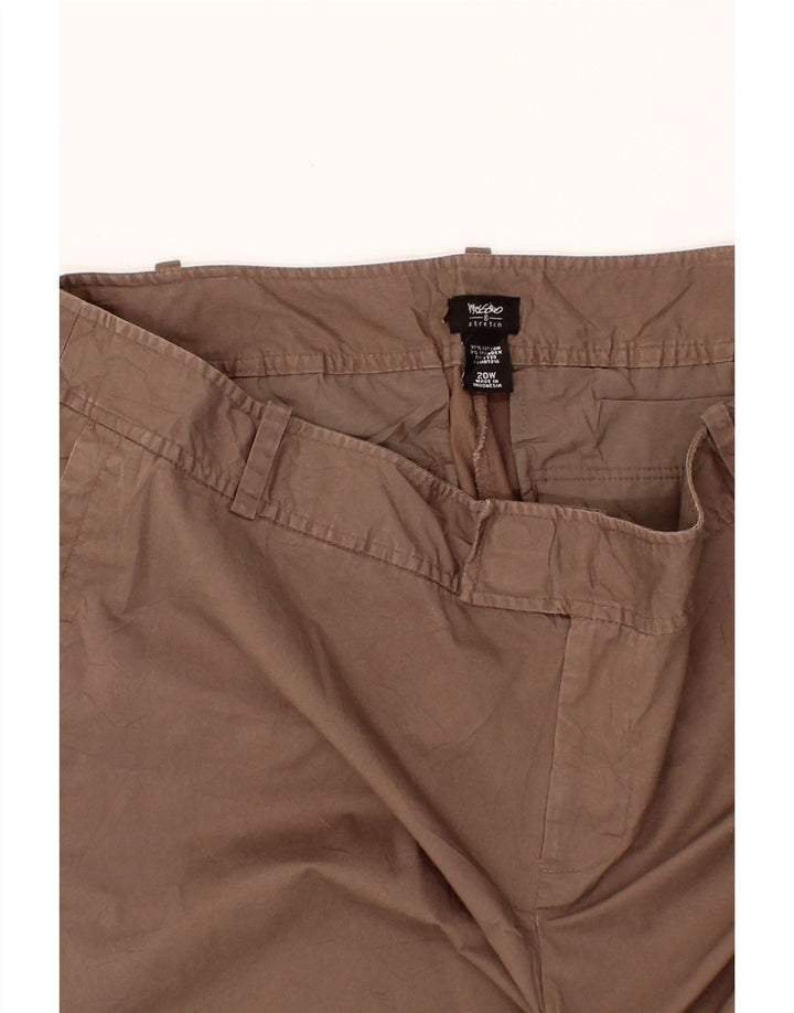 MOSSIMO Womens Stretch Chino Shorts W40 2XL Brown Cotton Vintage Mossimo and Second-Hand Mossimo from Messina Hembry 