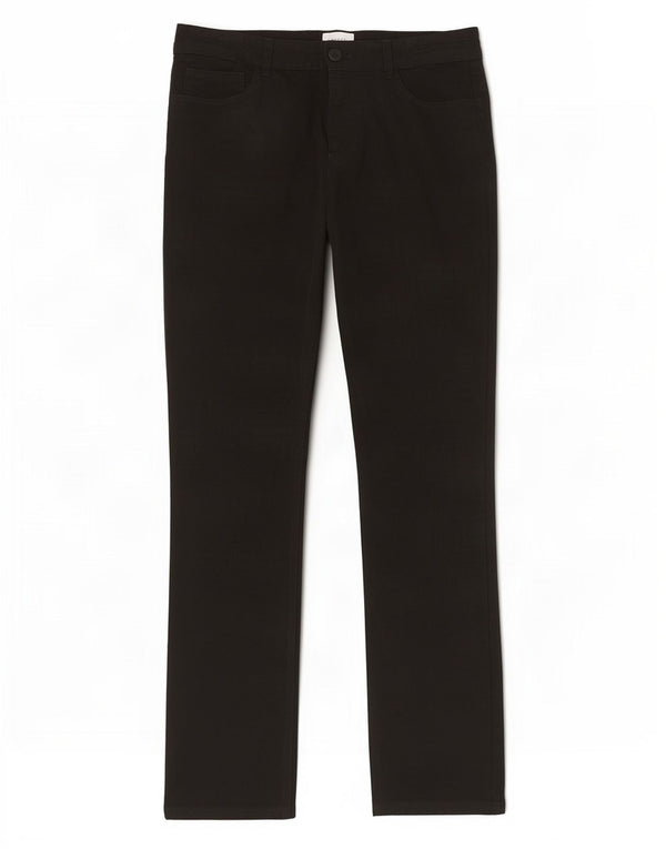 Jeans slim da donna Jigsaw UK 6 XS W28 L30 viscosa nera