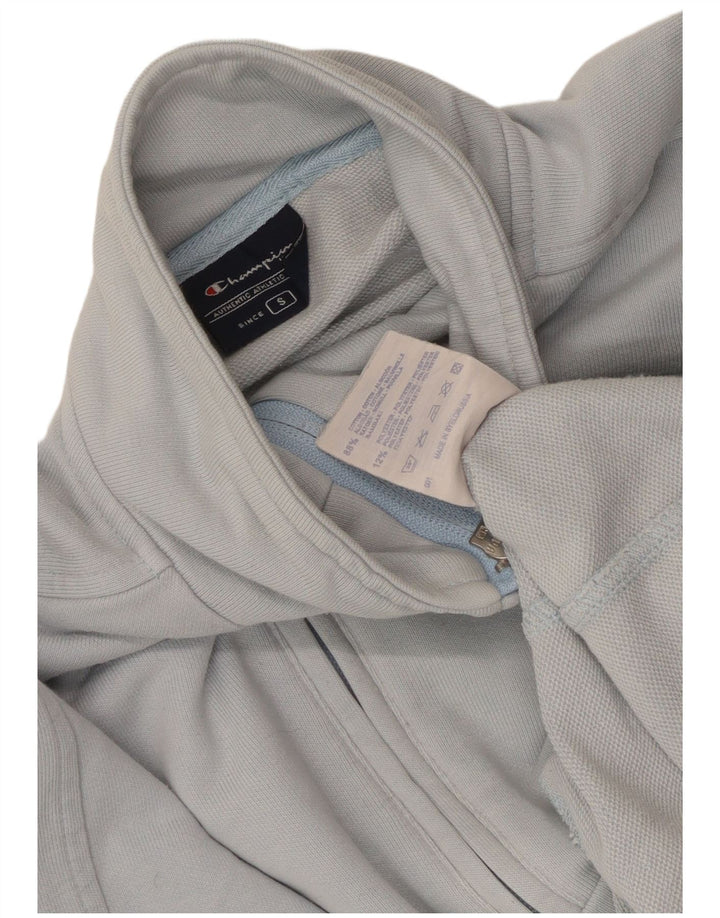 Giacca da tuta da donna Champion UK 10 piccola in cotone blu