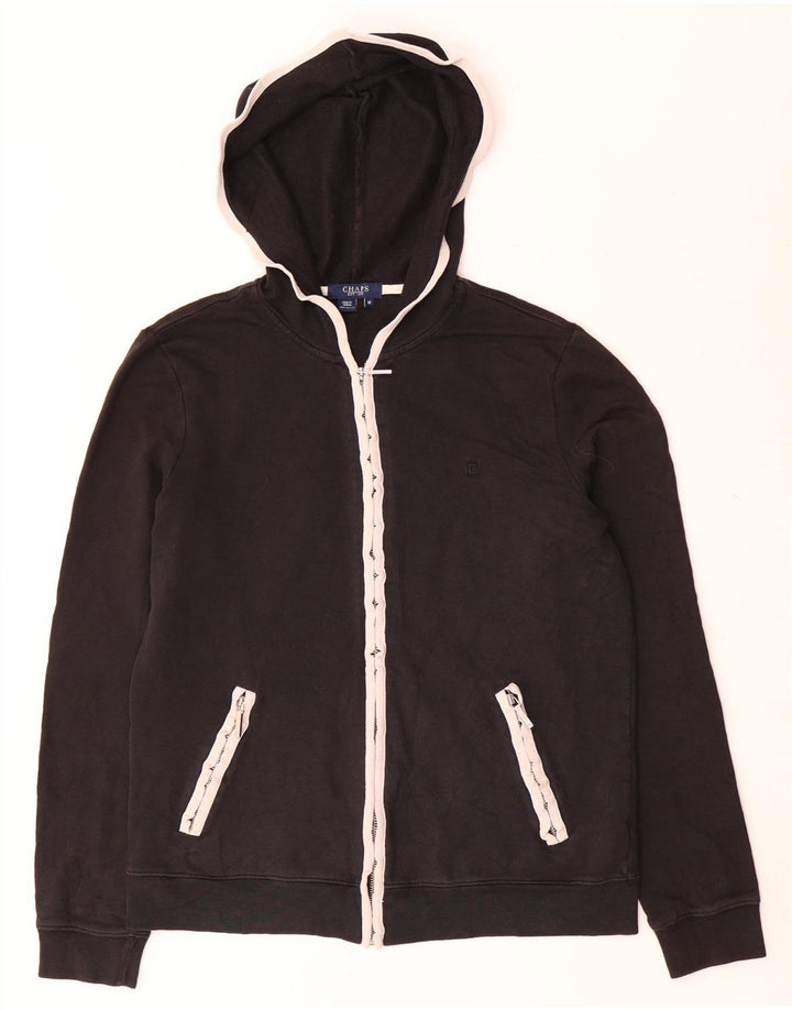 Maglione con cappuccio e zip da donna Chaps UK 14 medio nero