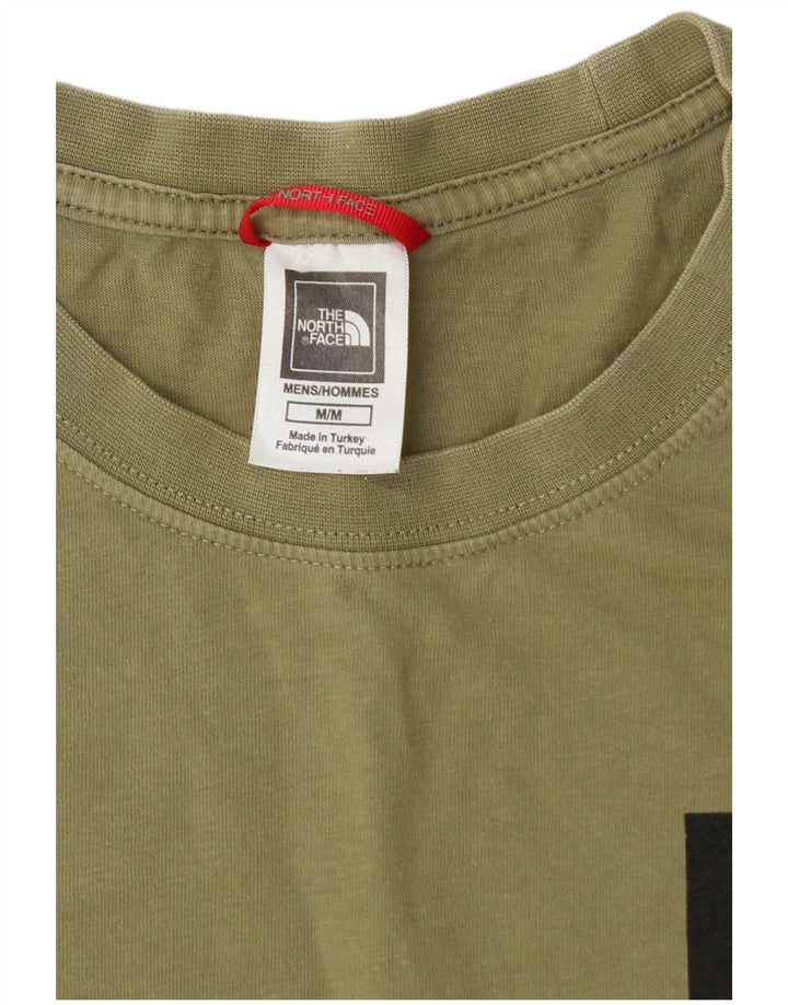 THE NORTH FACE T-shirt da uomo Top in cotone kaki medio