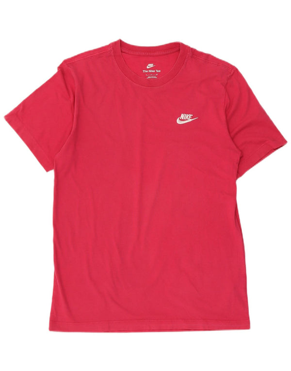 T-shirt da uomo NIKE Top Small in cotone rosa