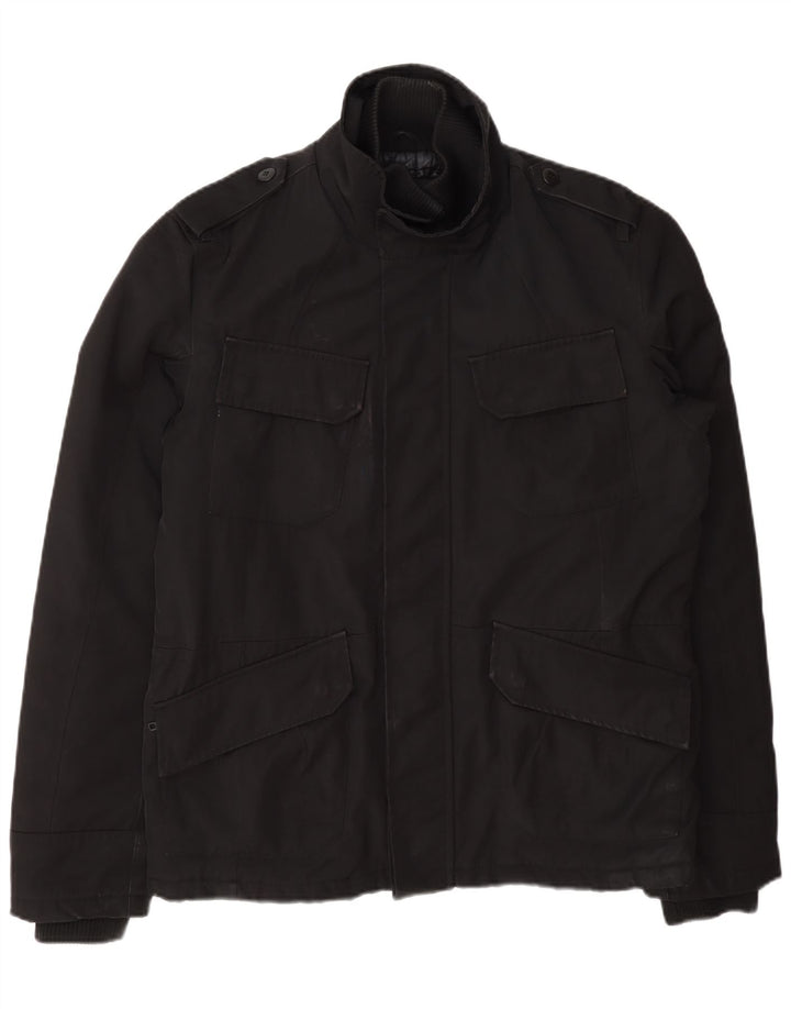 Giacca militare da uomo Bomboogie UK 40 grande poliestere nero