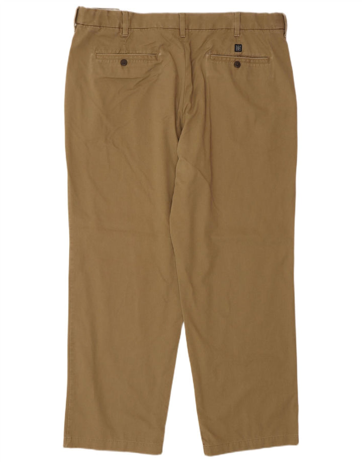 Pantaloni chino regolari da uomo Marks & Spencer W40 L31 cotone marrone