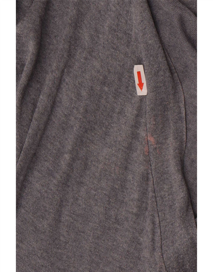 Maglione cardigan aperto da donna Zara UK 12 Grigio medio