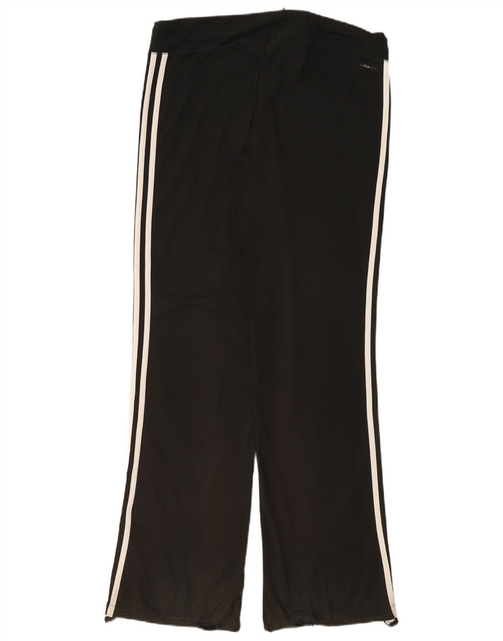 Adidas Womens Climalite Tracksuit Trousers UK 12/14 Medium Black Polyester