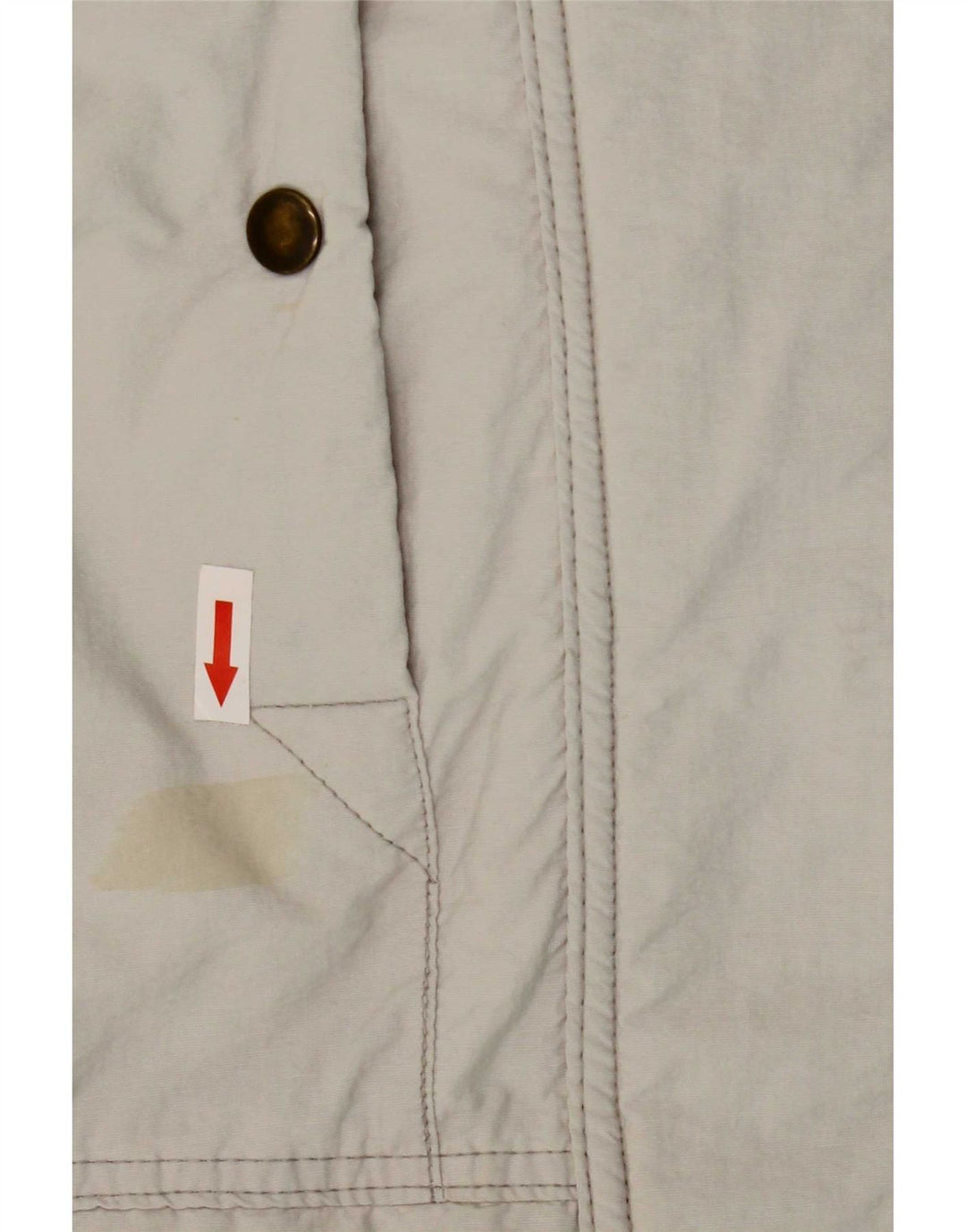 Giacca a vento vintage da donna UK 18 XL Grigia