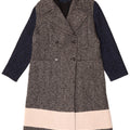 Cappotto doppiopetto da donna French Connection UK 6 XS Grigio Colourblock