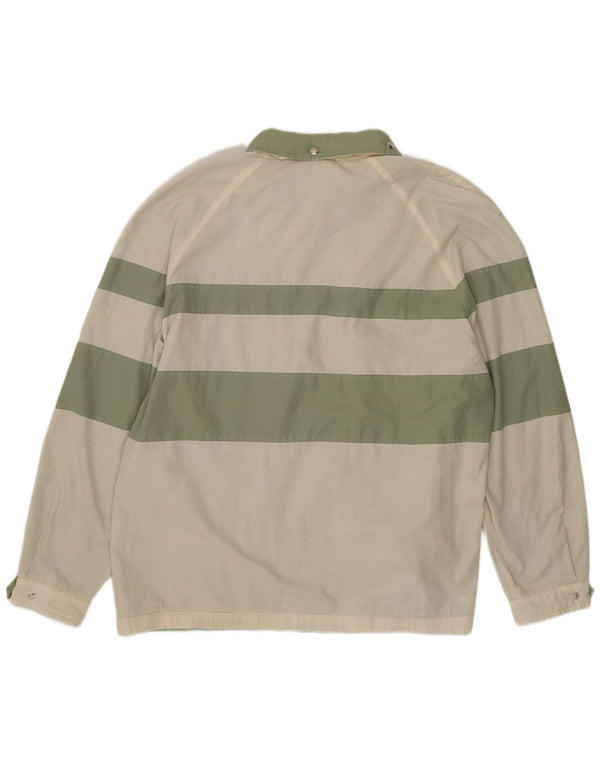 Giacca reversibile con cappuccio vintage da uomo IT 52 XL color block verde