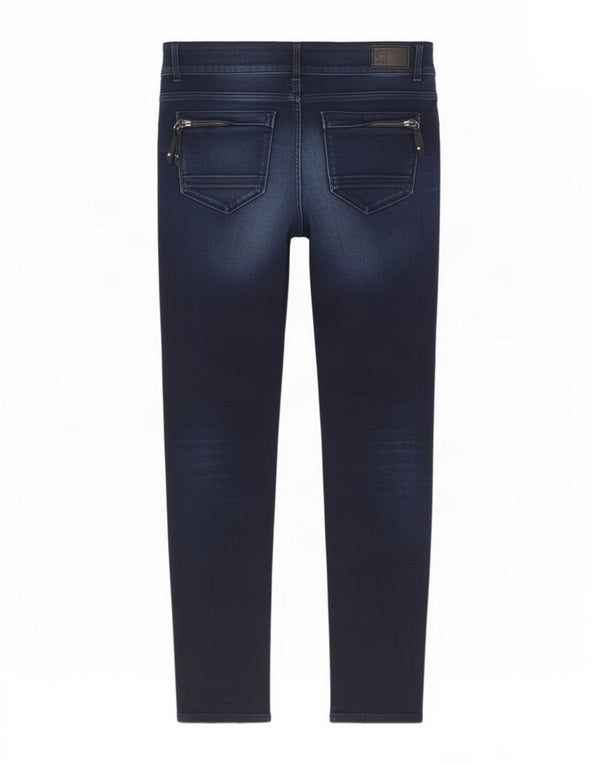 Jeans skinny G-Star da donna Midge Cody W34 L34 cotone blu navy