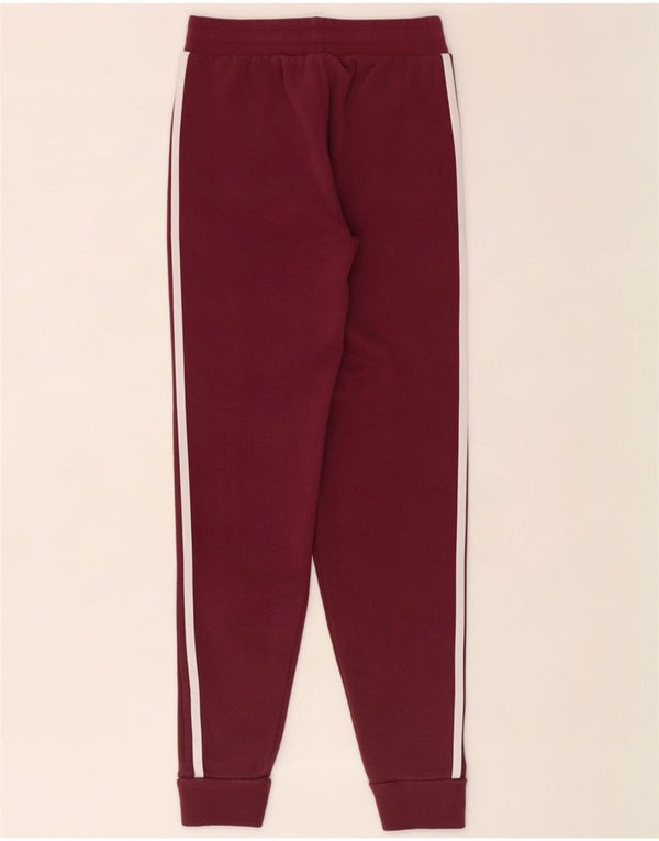 Pantaloni da tuta da donna Adidas Joggers UK 4 XS Borgogna Cotone