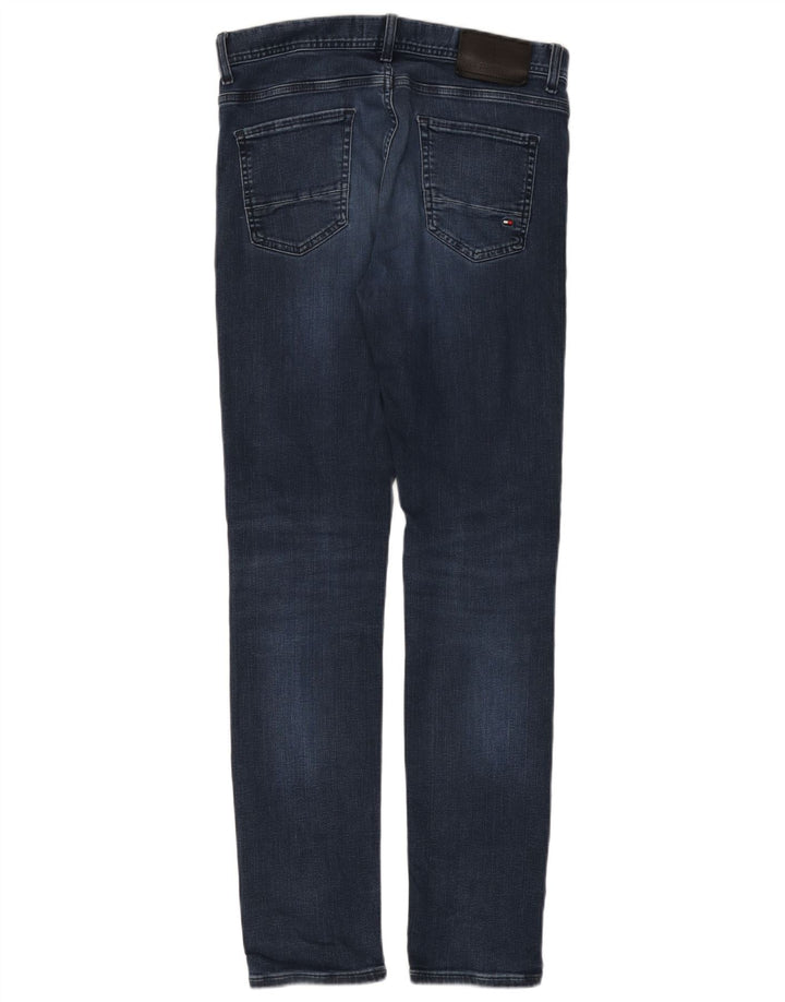 TOMMY HILFIGER Jeans slim da uomo Bleecker W30 L32 cotone blu