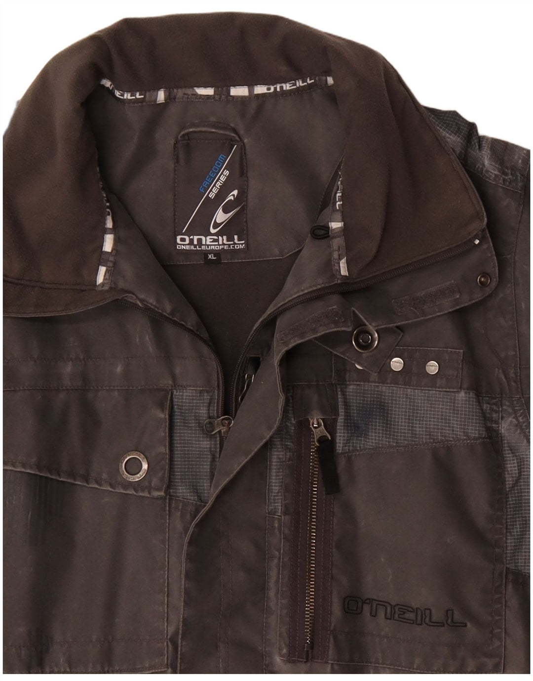 Giacca a vento da uomo O'Neill UK 42 XL Blocco colore grigio