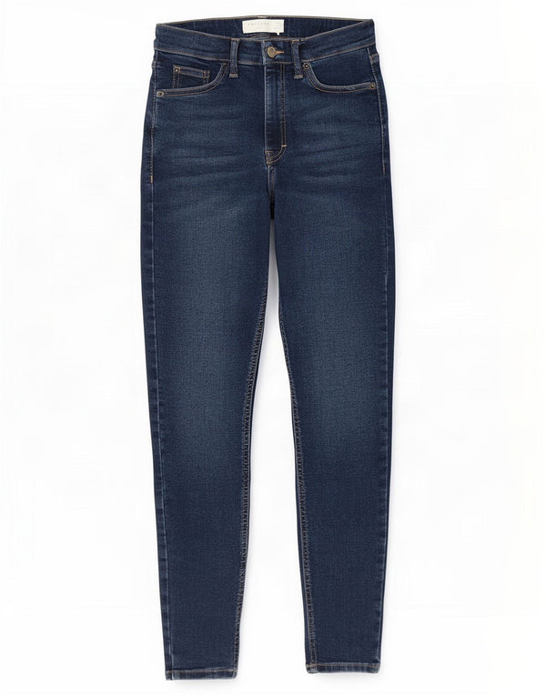 Topshop Jeans skinny Jamie da donna W26 L30 poliestere blu navy