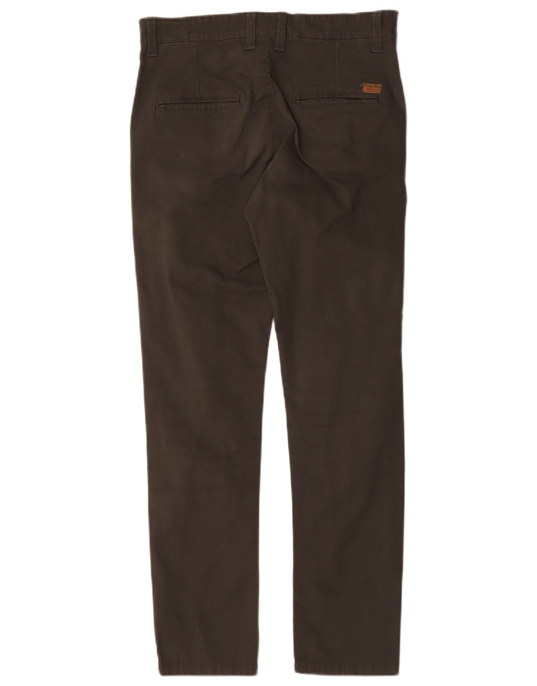 Pantaloni chino slim da uomo Zara grandi W32 L30 kaki