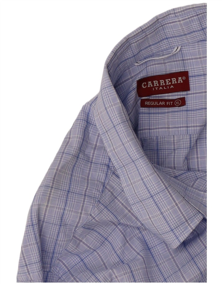 Camicia Carrera da uomo vestibilità regolare XL a quadri blu