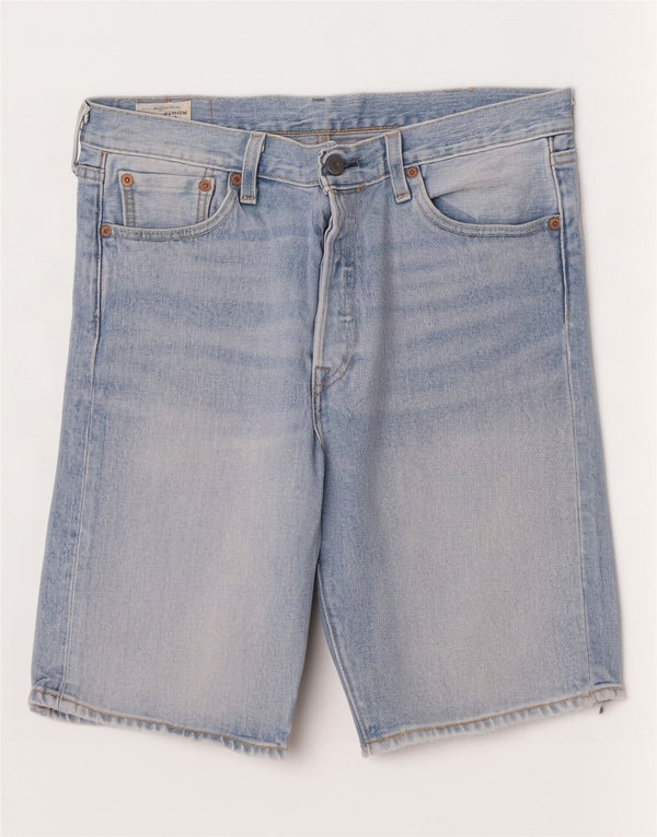 Pantaloncini di jeans Levi's 501 da uomo W30 blu medio