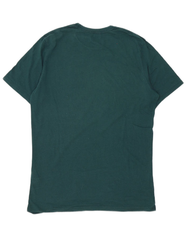 T-shirt grafica da uomo Under Armour Top in cotone verde medio