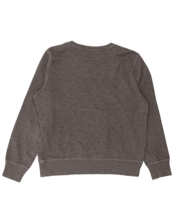 Felpa Nike Dri Fit da uomo in cotone grigio medio