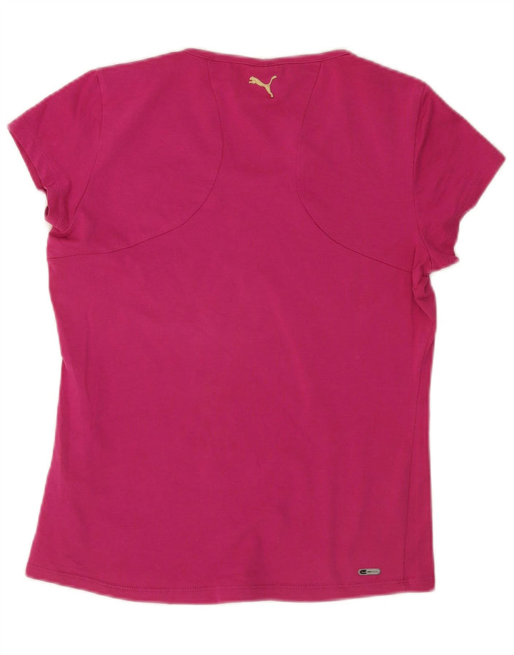 T-shirt grafica da donna Puma UK 12 rosa medio