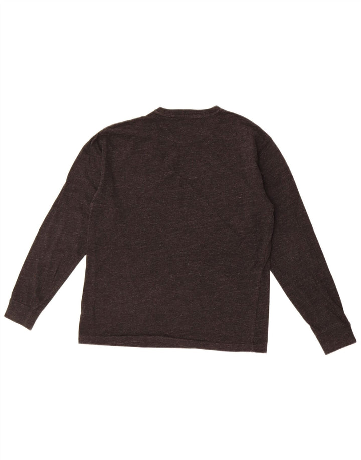 Polo Ralph Lauren Top da uomo a manica lunga piccolo in cotone grigio