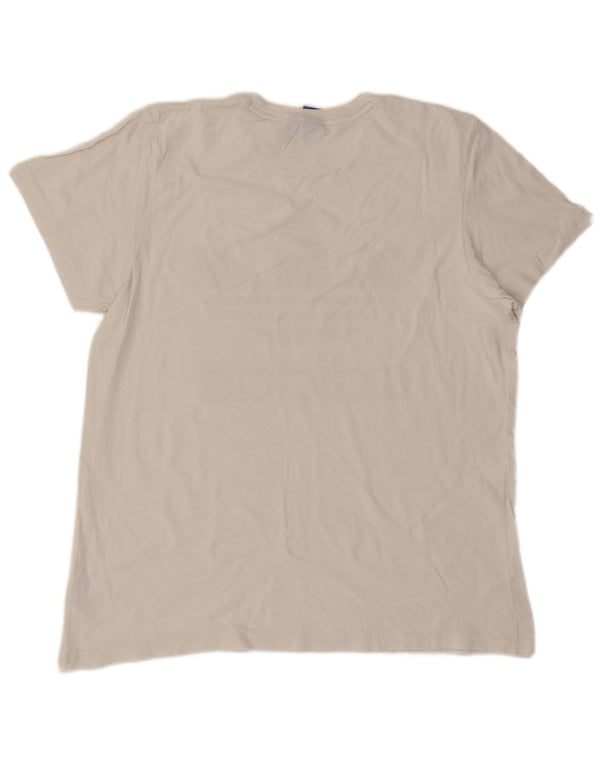 T-shirt grafica da uomo Adidas Top XL in cotone bianco