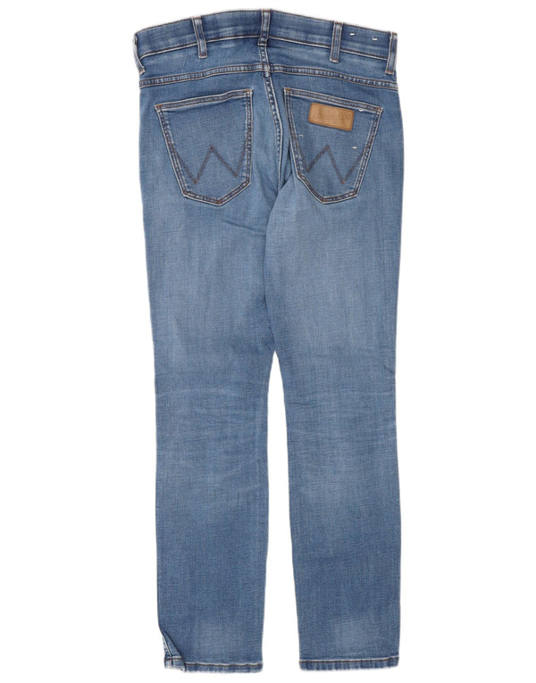 Jeans Wrangler Larston Slim da uomo W30 L30 in cotone blu