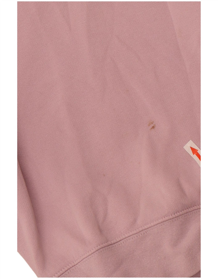Felpa da donna Nike Jumper UK 14 cotone rosa medio