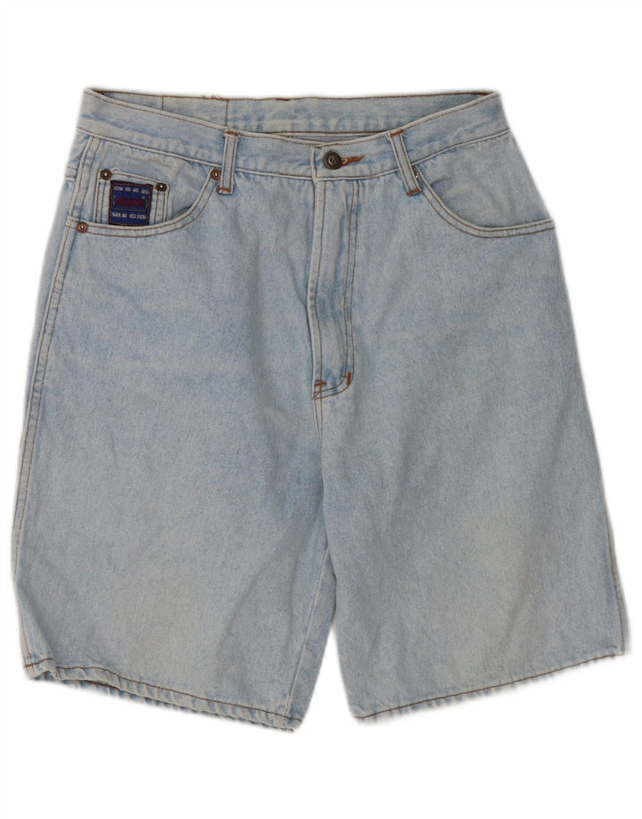 Pantaloncini di jeans da donna VINTAGE W29 cotone blu medio