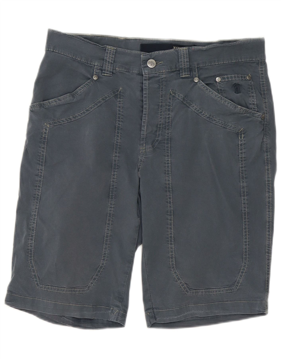 Pantaloncini casual da uomo Jeckerson W32 cotone grigio medio