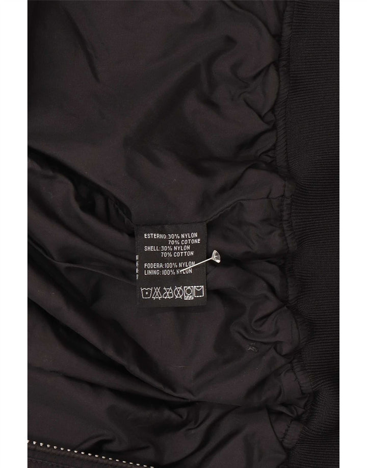 Giubbotto bomber da ragazzo Refrigue 13-14 anni in nylon nero