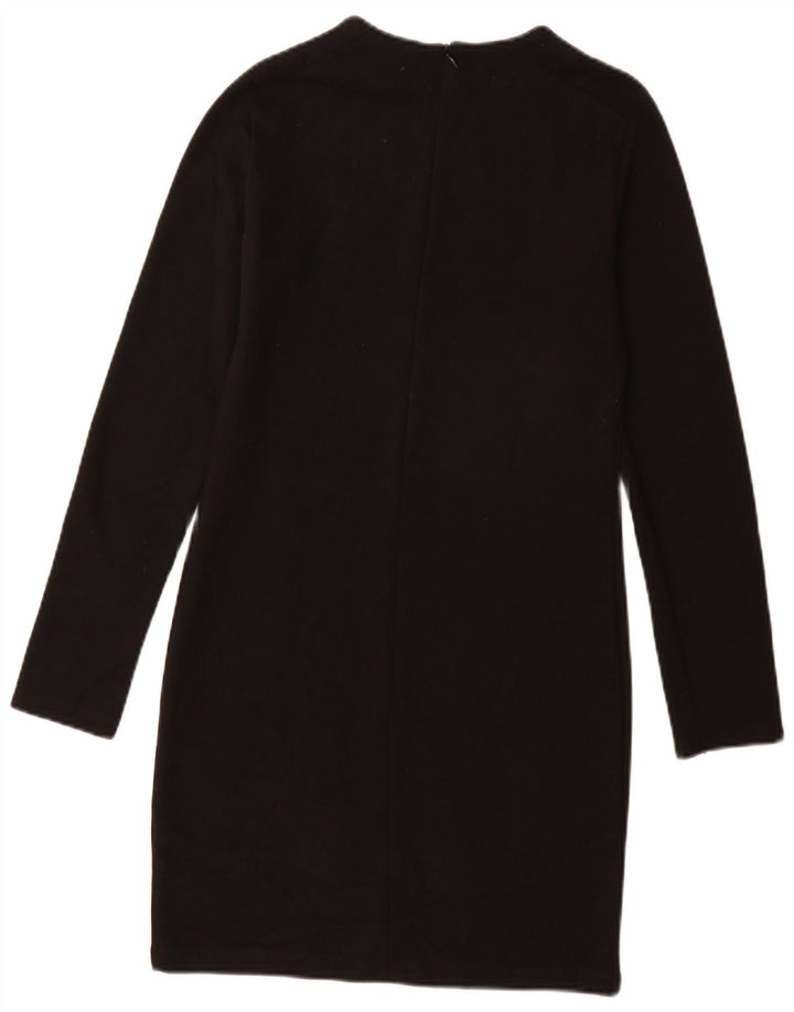 Abito maglione Zara da donna UK 12 cotone nero medio