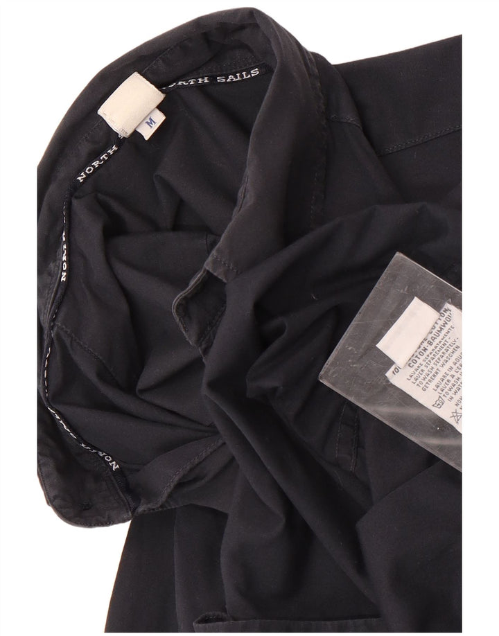 Camicia da uomo North Sails in cotone nero medio