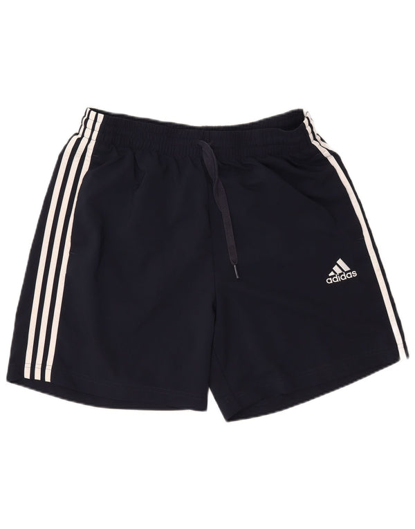 Pantaloncini sportivi ADIDAS Primegreen da uomo grandi in poliestere blu navy