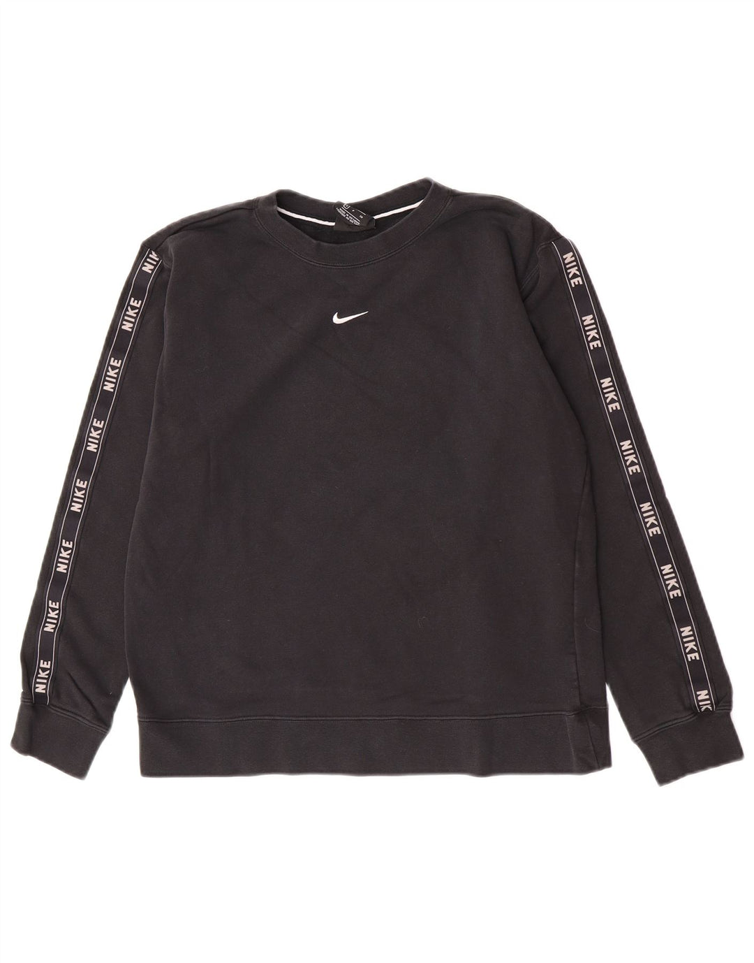 Felpa oversize con grafica Nike da donna UK 10 piccola nera