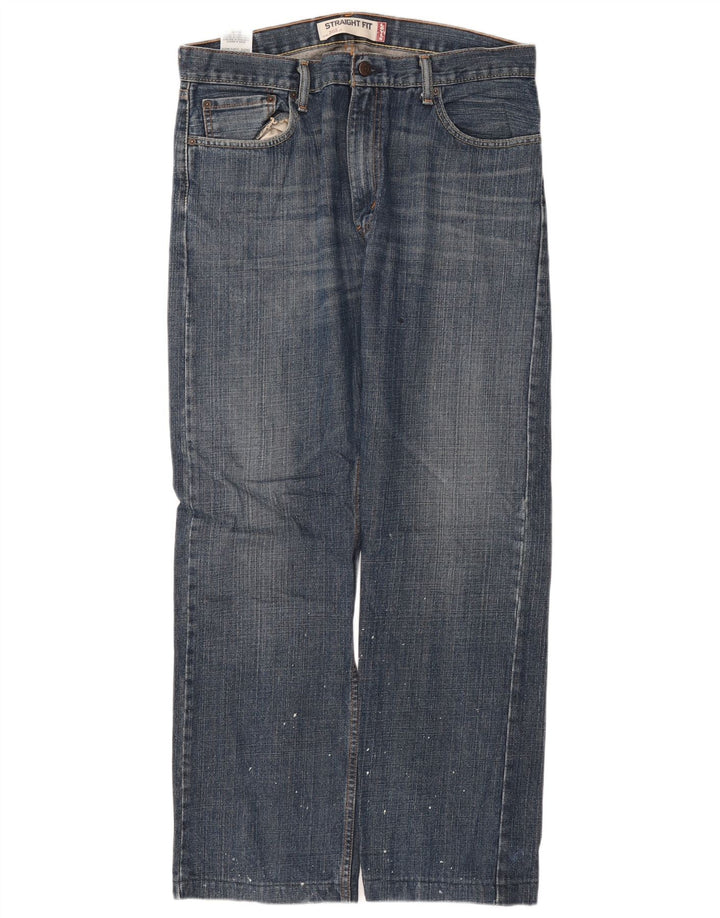 Levi's Uomo 505 Jeans dritti W34 L32 Cotone Blu
