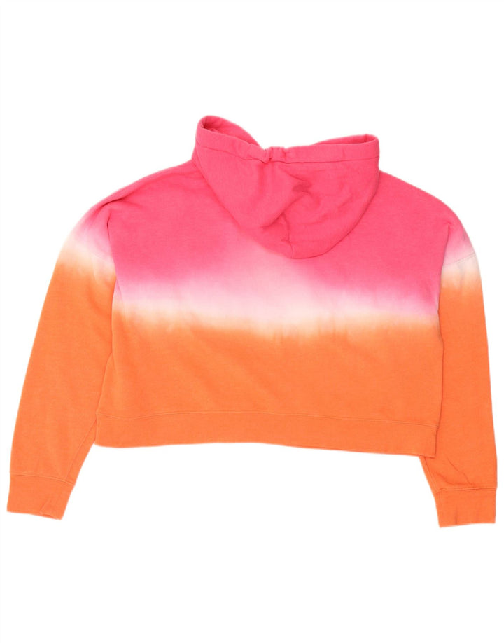 CALVIN KLEIN Maglione oversize con cappuccio da donna UK 14 medio multicolore