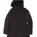 Cappotto imbottito con cappuccio da donna Woolrich UK 10 piccolo nero