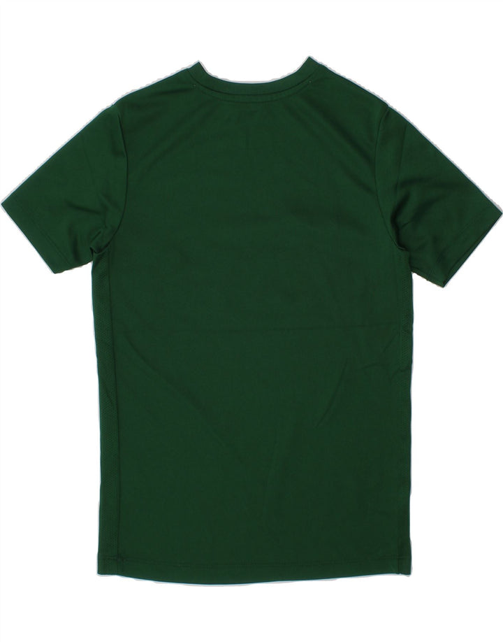 NIKE Boys Dri Fit Graphic T-Shirt Top 8-9 Years Small Green Polyester Vintage Nike and Second-Hand Nike from Messina Hembry 