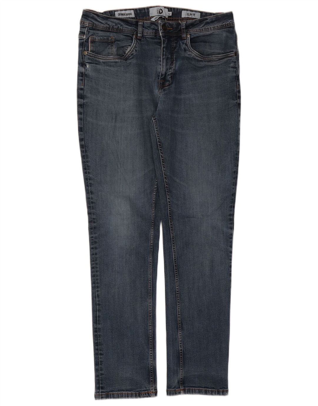 Jeans slim da uomo Dack IT 52 XL W36 L30 Blu cotone