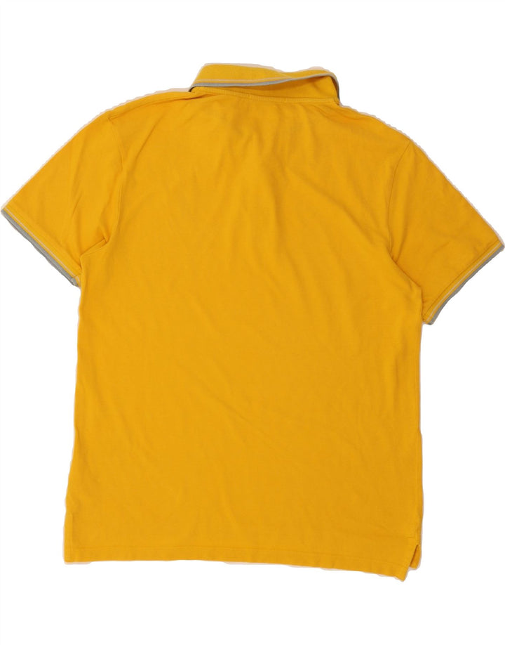 TRUSSARDI Mens Polo Shirt Medium Yellow Cotton Vintage Trussardi and Second-Hand Trussardi from Messina Hembry 
