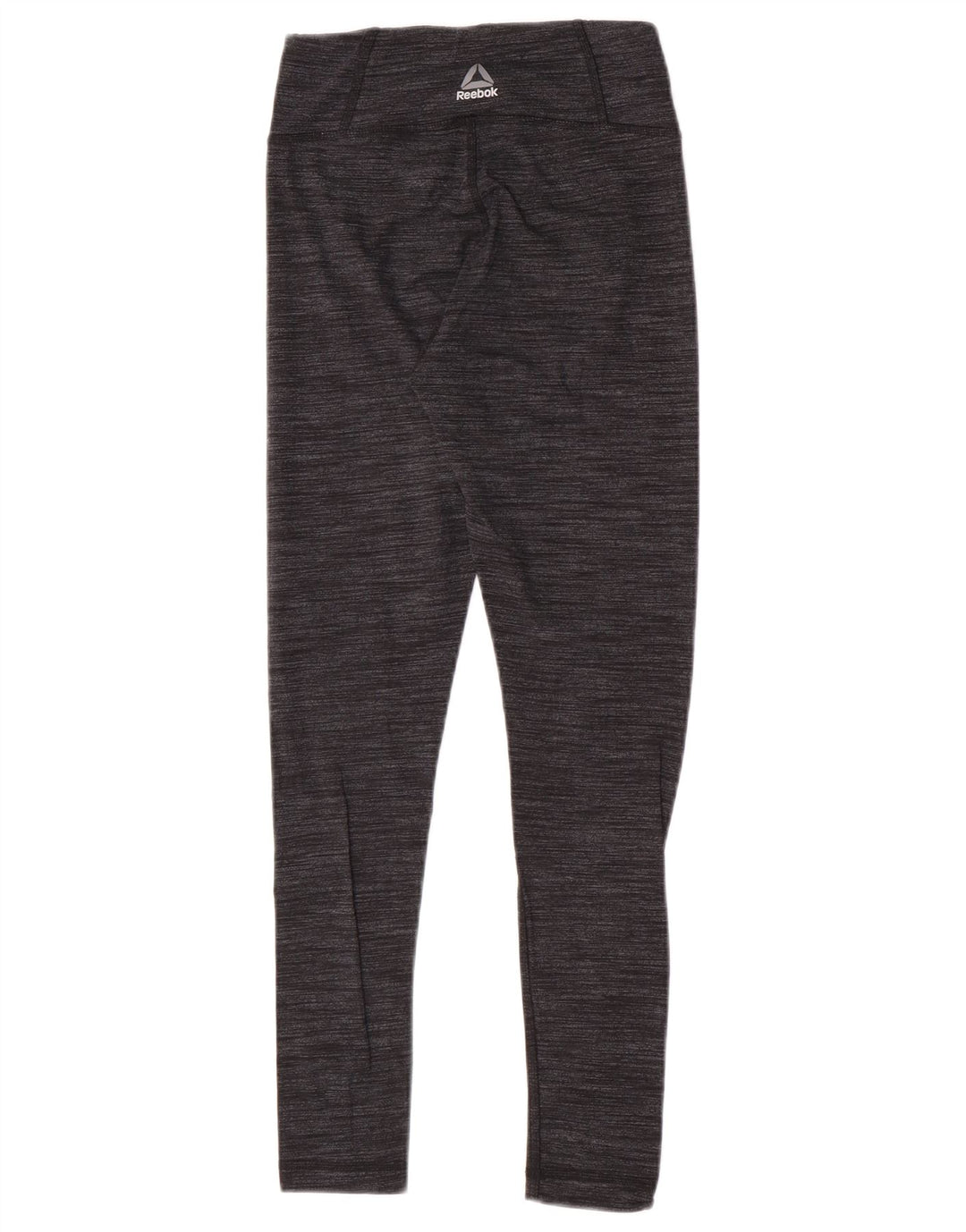 Leggings Reebok Donna UK 4/6 XS Grigio Chiazzato