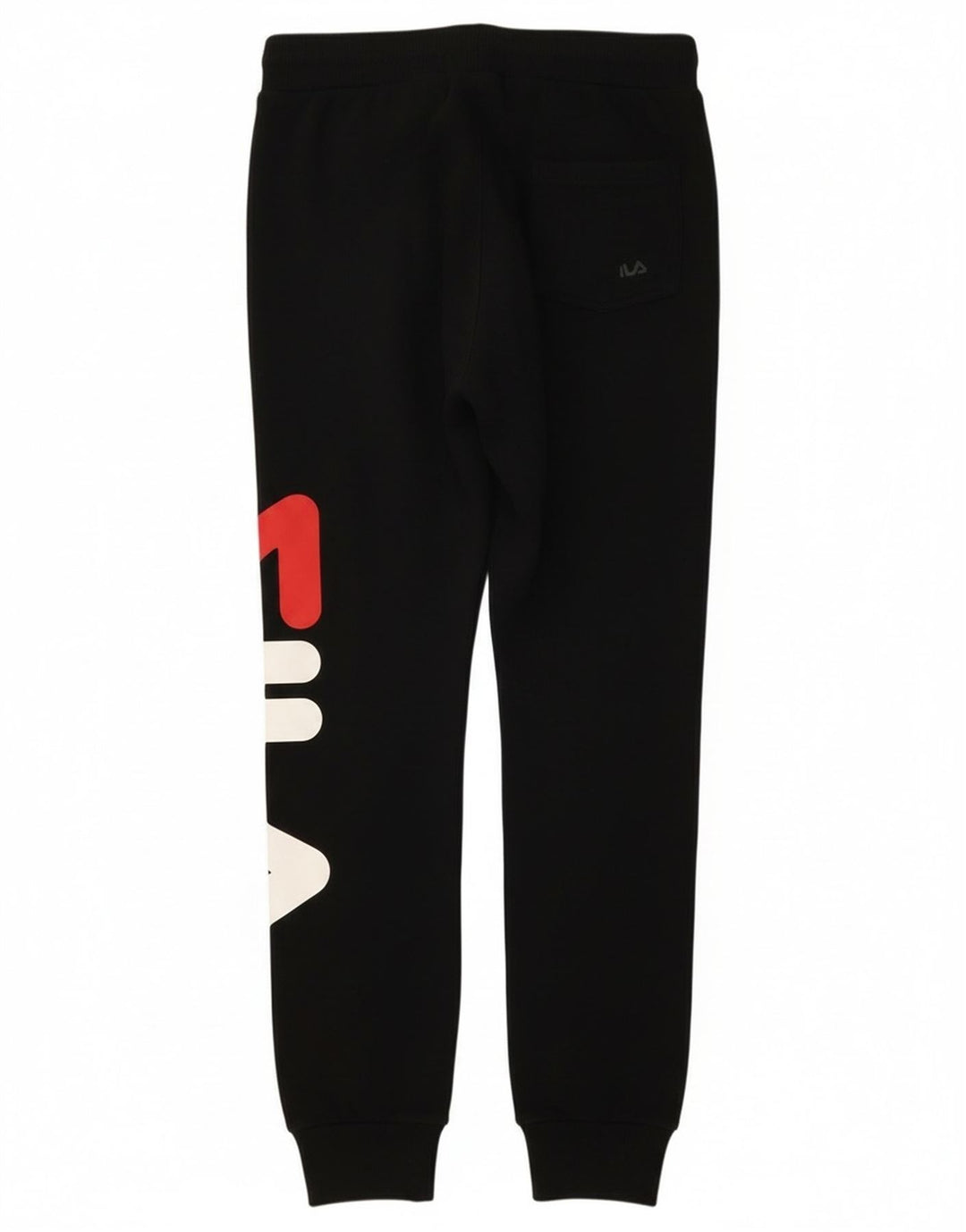 Pantaloni da tuta grafica da uomo Fila Joggers piccoli in cotone nero