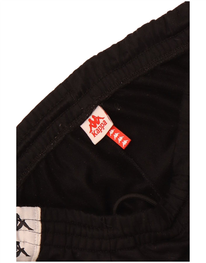 Pantaloni da tuta con grafica Kappa da uomo color block medio nero