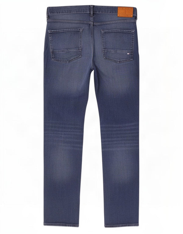 Jeans dritti Denton da uomo Tommy Hilfiger W36 L32 cotone blu