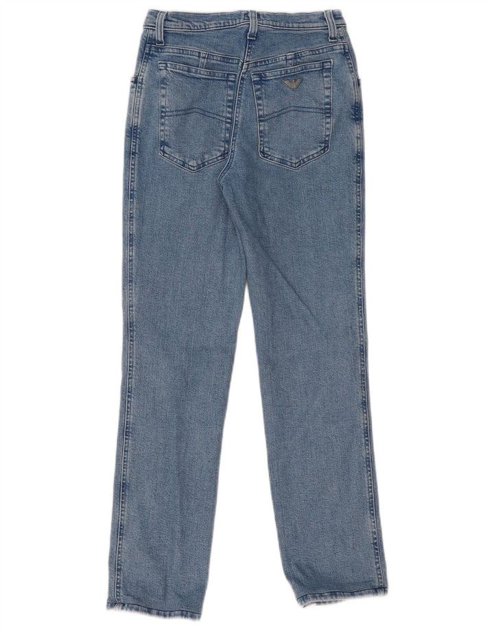 Jeans dritti da donna Armani W27 L27 Blu