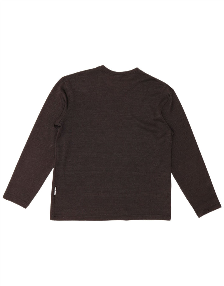 Maglia da donna a maniche lunghe Gianfranco Ferre UK 18 XL Nera