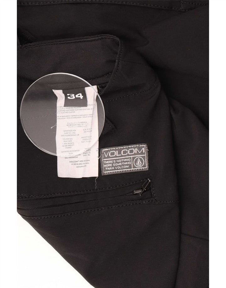 Pantaloncini chino da uomo Volcom Large W34 poliestere nero